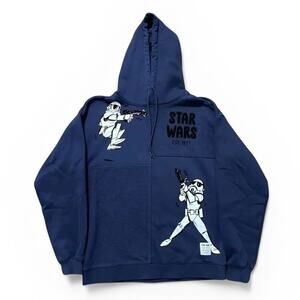 NWOT Disney Parks Star Wars Stormtrooper with flocked and Waffle Knit Details M